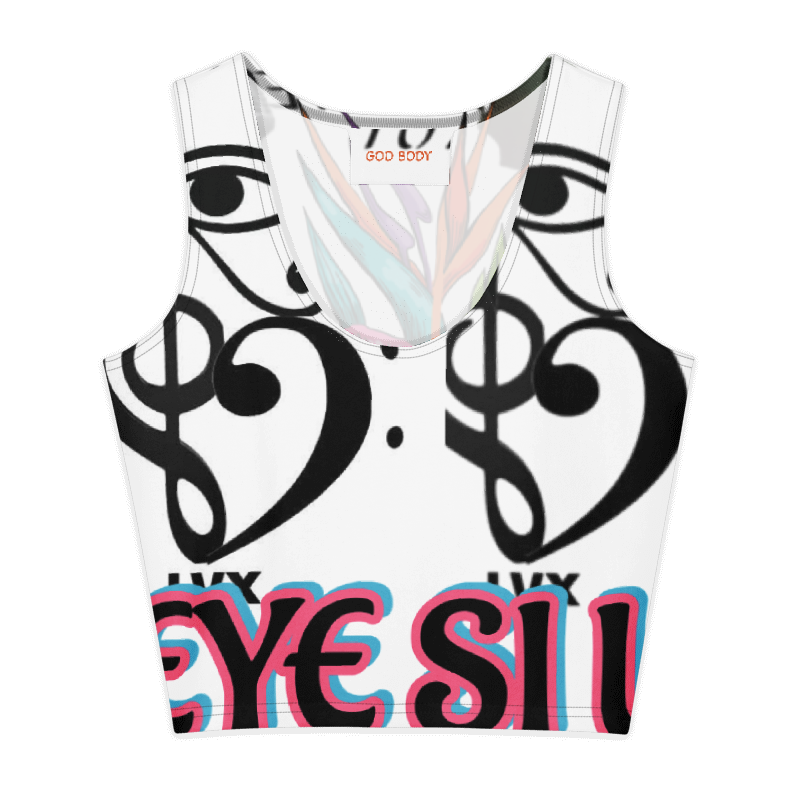 LVX KLOTH’N ICU SIGNATURE FLOWER CROP TOP