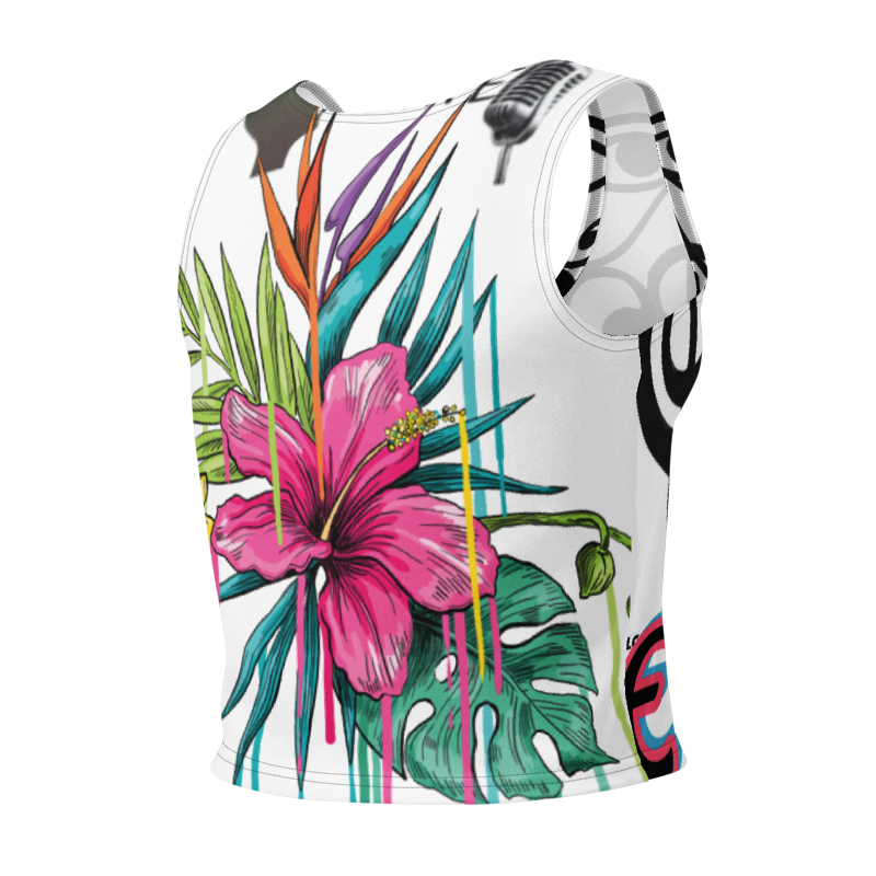 LVX KLOTH’N ICU SIGNATURE FLOWER CROP TOP