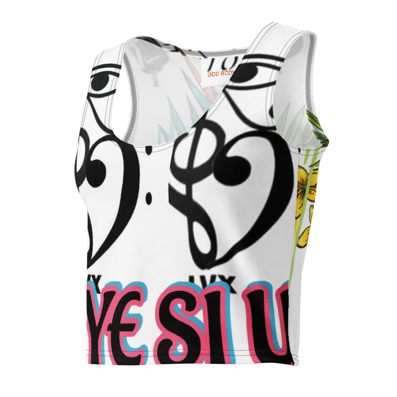 LVX KLOTH’N ICU SIGNATURE FLOWER CROP TOP